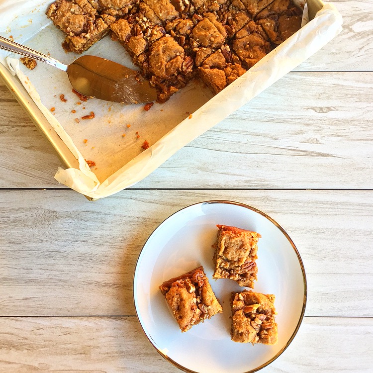 aramel Pumpkin Pecan Bars