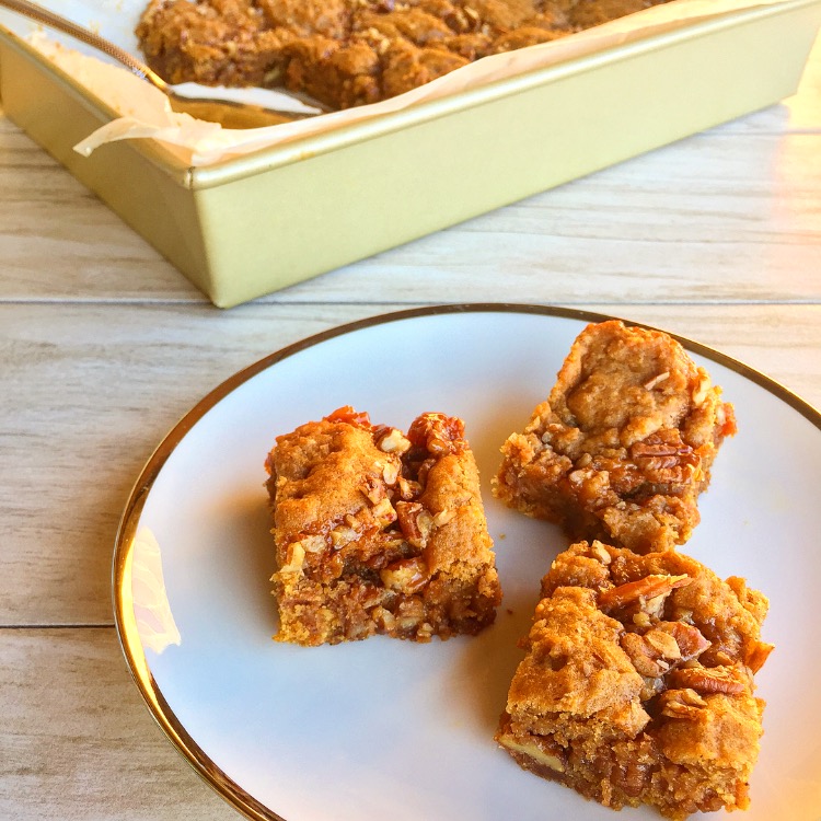 aramel Pumpkin Pecan Bars