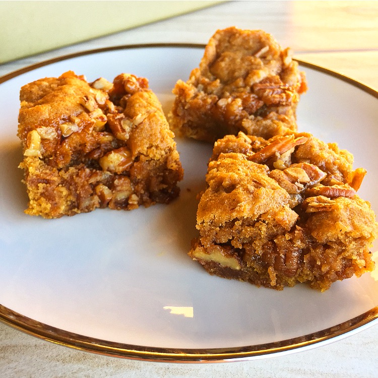aramel Pumpkin Pecan Bars