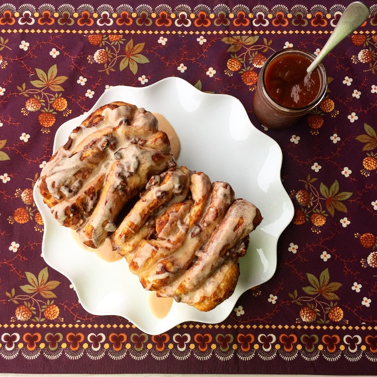 Apple Butter Pull Apart Bread